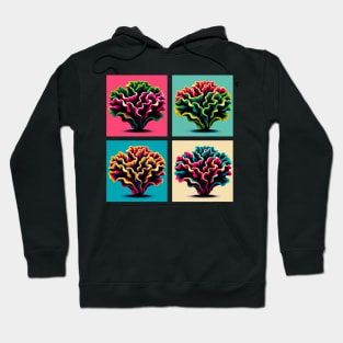 Pop Lettuce Coral - Cool Underwater Hoodie